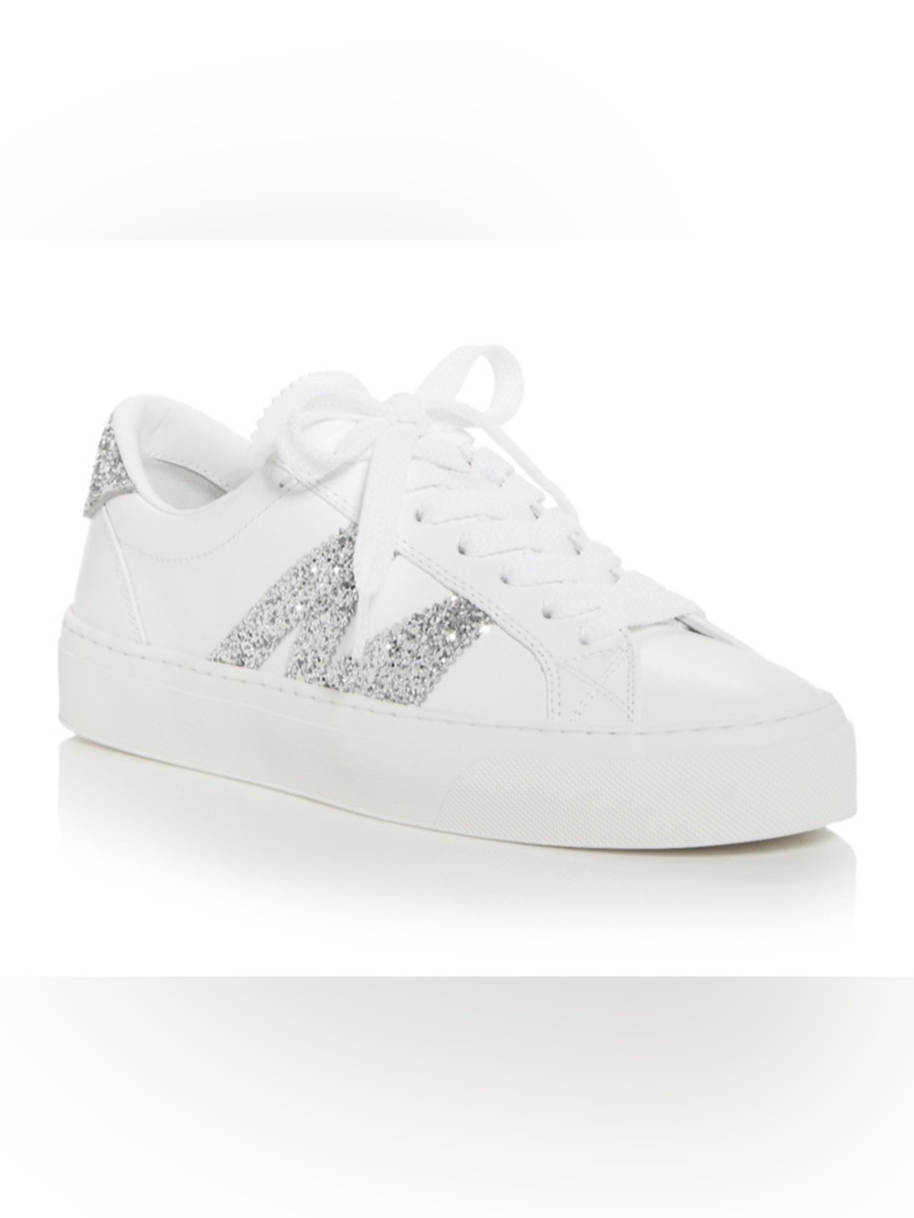 NIB MONCLER Women's Monaco Embellished Low Top Sneakers